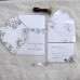 Acrylic Invitation Card Rectangle Business Invitation Card Foil Printing
